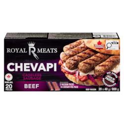 Royal Meats Caseless Sausage Beef 800 g, $2.12/100g