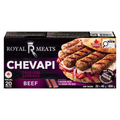 Royal Meats Caseless Sausage Beef 800 g, $2.12/100g