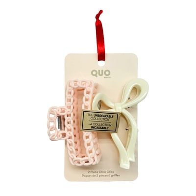Quo Beauty QB Unbreakable Chain & Bow Claw Clip 1 ea, $8.00/1ea