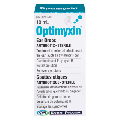 Optimyxin Gouttes otiques 10 ml, 249,90 $/100ml