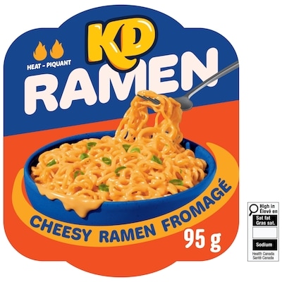 Kraft Cheesy Ramen bowl with Mild Heat 95 g, $3.67/100g