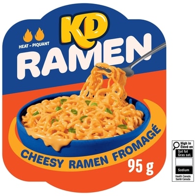 Kraft Cheesy Ramen bowl with Mild Heat 95 g, $4.20/100g