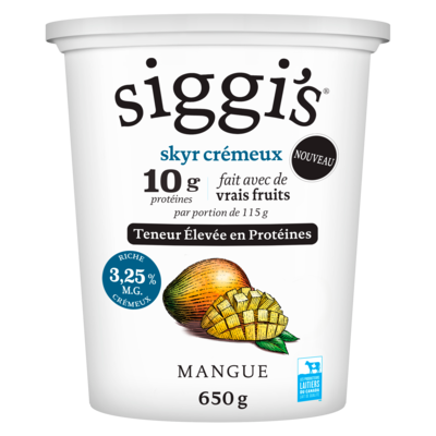 Skyr crémeux mangue 3.25% m.g.