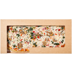 null Pizza végétarienne sur pain plat 495 g, 1,82 $/100g