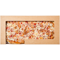 null Hot Honey BBQ Chicken Flatbread Pizza 475 g, $1.68/100g