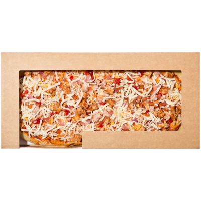 null Hot Honey BBQ Chicken Flatbread 475 g, $1.68/100g