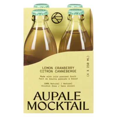 Aupale Mocktail Lemon Cranberry 4x250.0 ml, $1.50/100ml