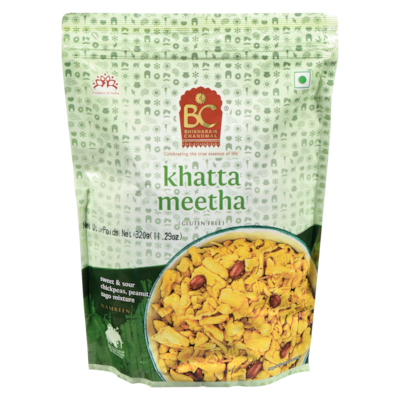 Bhikharam Chandmal Sweet & Sour Chickpeas Peanut Sago Mixture Khatta Meetha 320 g, $0.93/100g