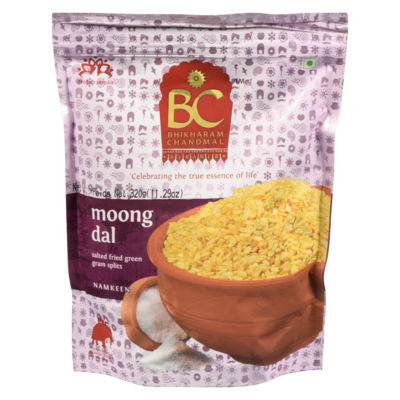 Bhikharam Chandmal Salted Fried Green Gram Splits Moong Dal 320 g, $0.93/100g
