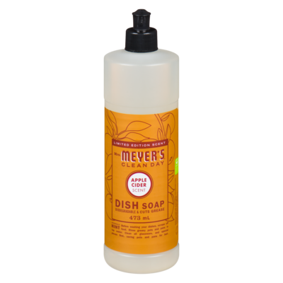 Mrs. Meyer's Clean Day Dish Soap Apple Cider Scent Limited Edition Scent 473 ml, $1.46/100ml