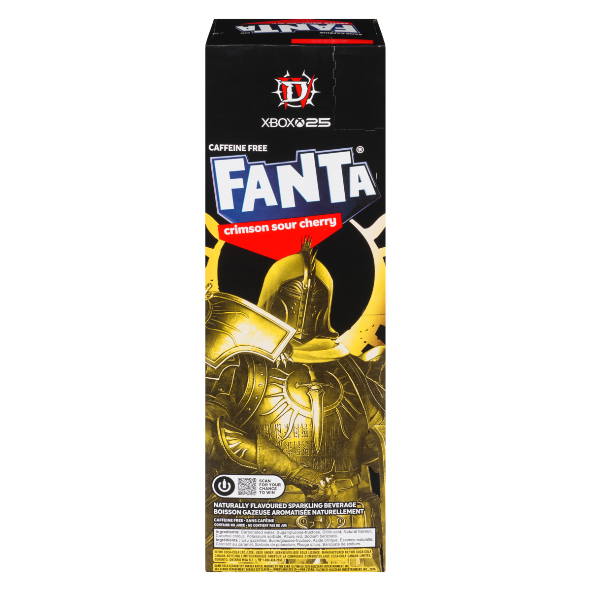 Fanta Caffeine-Free Sparkling Beverage Crimson Sour Cherry