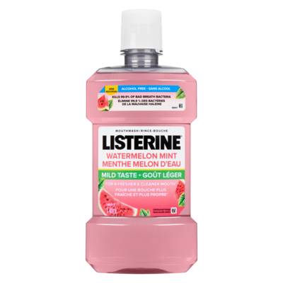 Listerine Mouthwash Watermelon Mint Mild Taste 1000 ml, $1.30/100ml