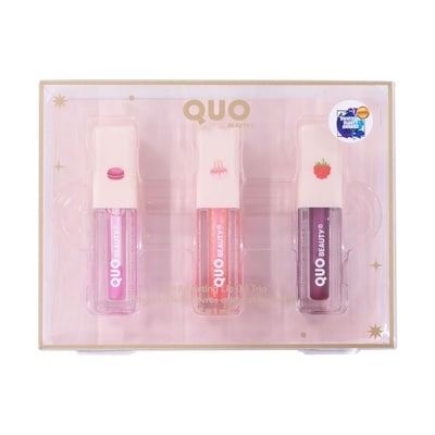 Quo Beauty Trio d’huiles à lèvres adaptables au ph 1 ea, 15,00 $/1ch