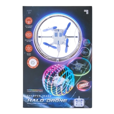 Sharper Image Halo Drone – Orbiteur lumineux téléguidé 1 ea, 55,00 $/1ch
