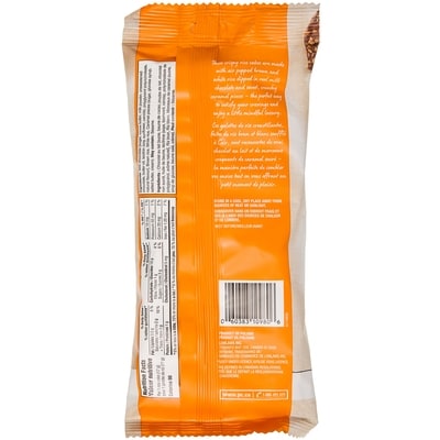 Galettes de riz enrobées, chocolat au lait et caramel