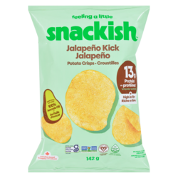  Croustilles kick jalapeño 142 g, 2,82 $/100g