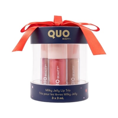 Quo Beauty Milky Jelly Lip Trio Fig Guava Shimmer Nude Shimmer 1 ea, $15.00/1ea