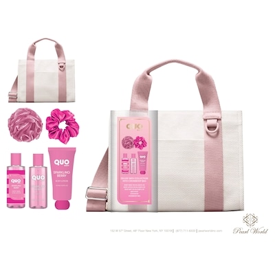 Quo Beauty Collection de bain quo beauty dans un sac bandoulière 1 ea, 30,00 $/1ch
