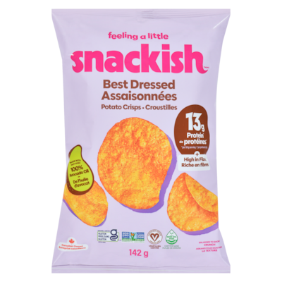 Croustilles assaisonnées 142 g, 2,82 $/100g