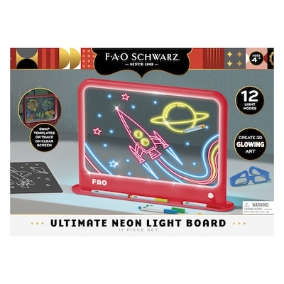 F.A.O Schwarz Ultimate Neon Light Board 11-Piece Set 1 ea, $46.99/1ea