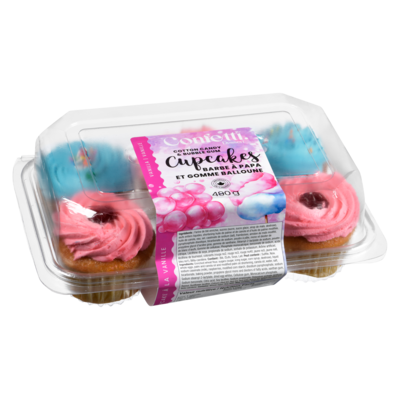 Vanilla Cupcake Cotton Candy & Bubble Gum