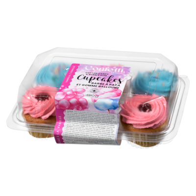 Vanilla Cupcake Cotton Candy & Bubble Gum