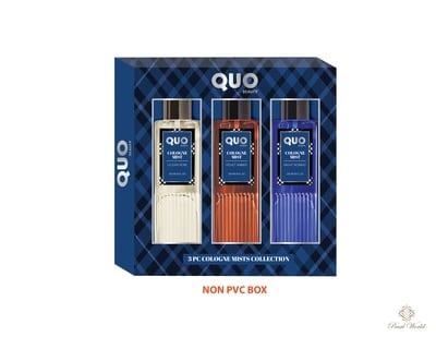 Quo Beauty Cologne Body Mist Gift Set 3 ea, $6.67/1ea