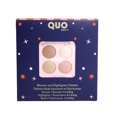 Quo Beauty Palette blush bronzant et illuminater 1 ea, 10,00 $/1ch