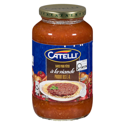 Catelli Sauce pour pâtes à la viande 600 ml, 0,58 $/100ml
