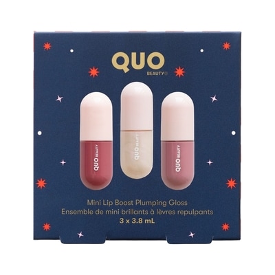 Quo Beauty Ensemble de mini brillants à lèvres repulpants basic tease naked 1 ea, 15,00 $/1ch