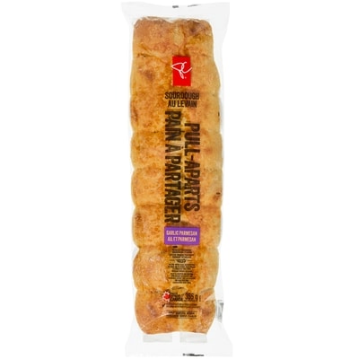 le Choix du Président Pain à partager ail et parmesan 355 g, 0,99 $/100g