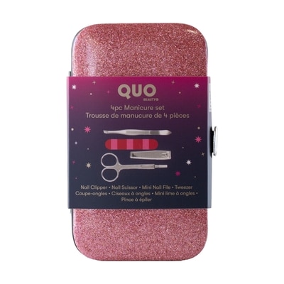 Quo Beauty 4pc Manicure Set 1 ea, $5.00/1ea