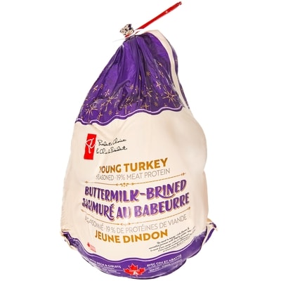 President's Choice Buttermilk-Brined Young Turkey 5-7 KG $949.00/100kg $4.31/1lb