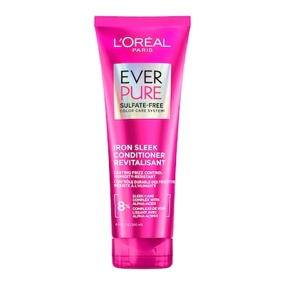 L'Oreal Paris EverPure Iron Sleek Sulfate Free Conditioner 200 ml, $7.50/100ml