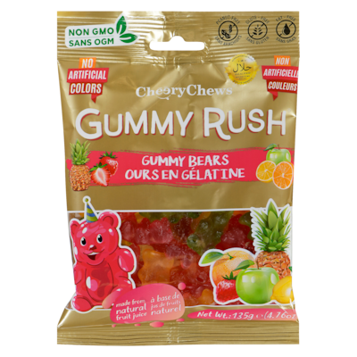  Ours en gélatine 135 g, 1,67 $/100g