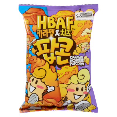 HBAF Popcorn caramel et fromage 80 g, 2,86 $/100g