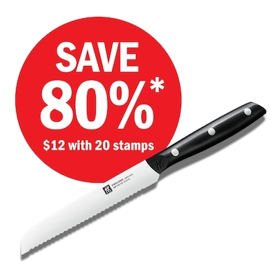 Zwilling Utility Knife – $12 with 20 stamps 1 ea, $60.00/1ea