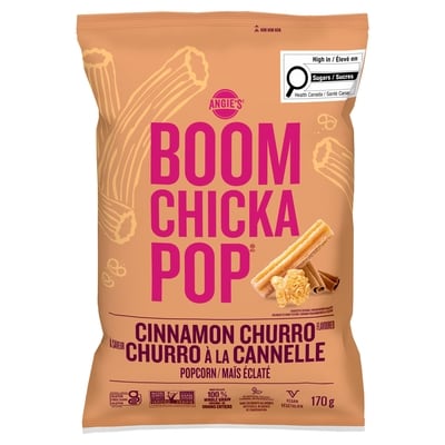 Angie's Cinnamon Churro Flavoured Popcorn 170 g, $2.94/100g