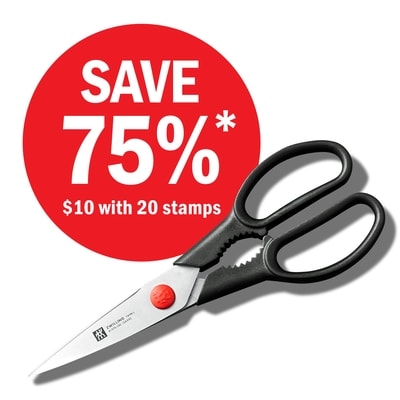 Zwilling Multi-Purpose Kitchen Shears – $10 with 20 stamps 1 ea, $40.00/1ea