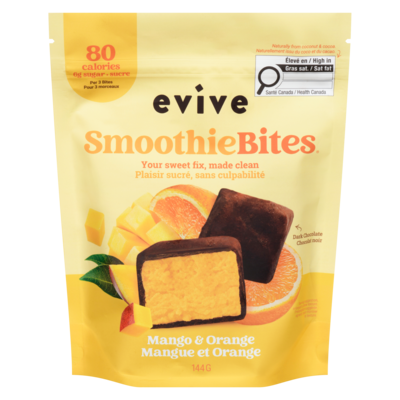 Evive Smoothie bites mangue et orange 144 g, 5,06 $/100g