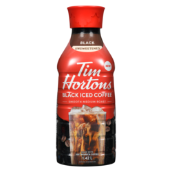 Tim Hortons Black Iced Coffee Unsweetened 1.42 l, $0.58/100ml