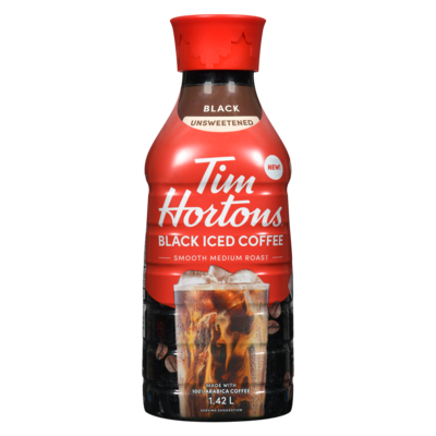 Tim Hortons Black Iced Coffee Unsweetened 1.42 l, $0.63/100ml