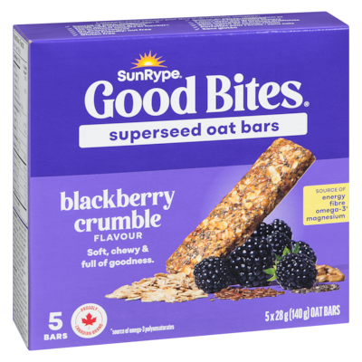Superseed Oat Bars Blackberry Crumble Flavour