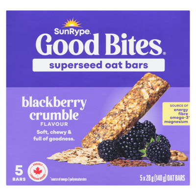Superseed Oat Bars Blackberry Crumble Flavour