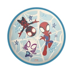 Zak Designs SpiderMan-AmzFriend 8in Melamine Bamboo Plate With Rim 1 ea, $4.99/1ea