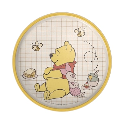 Zak Designs Pooh 8in Melamine Bamboo Plate With Rim 1 ea, $4.99/1ea