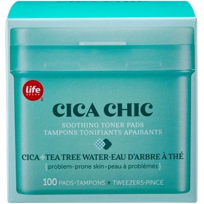 Life Brand Cica Chic Soothing Toner Pads 100 ea, $0.16/1ea