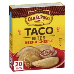 Old El Paso Beef & Cheese Taco Bites 368 g, $2.45/100g