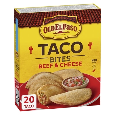Old El Paso Beef & Cheese Taco Bites 368 g, $3.12/100g