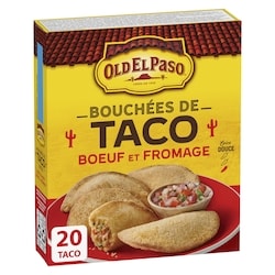 Old El Paso Bouchées de taco Boeuf et fromage 368 g, 3,26 $/100g